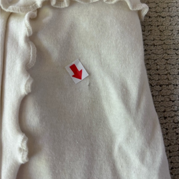 BDG Kimchi Blue Melissa Tie-Front Top in IVORY - Picture 5 of 10